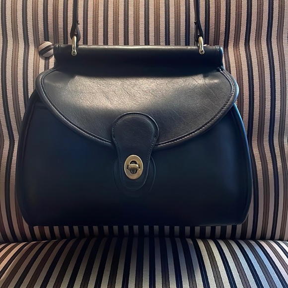 Coach Handbags - Vintage coach Logan 9907  black-VERIFIED AUTHENTIC